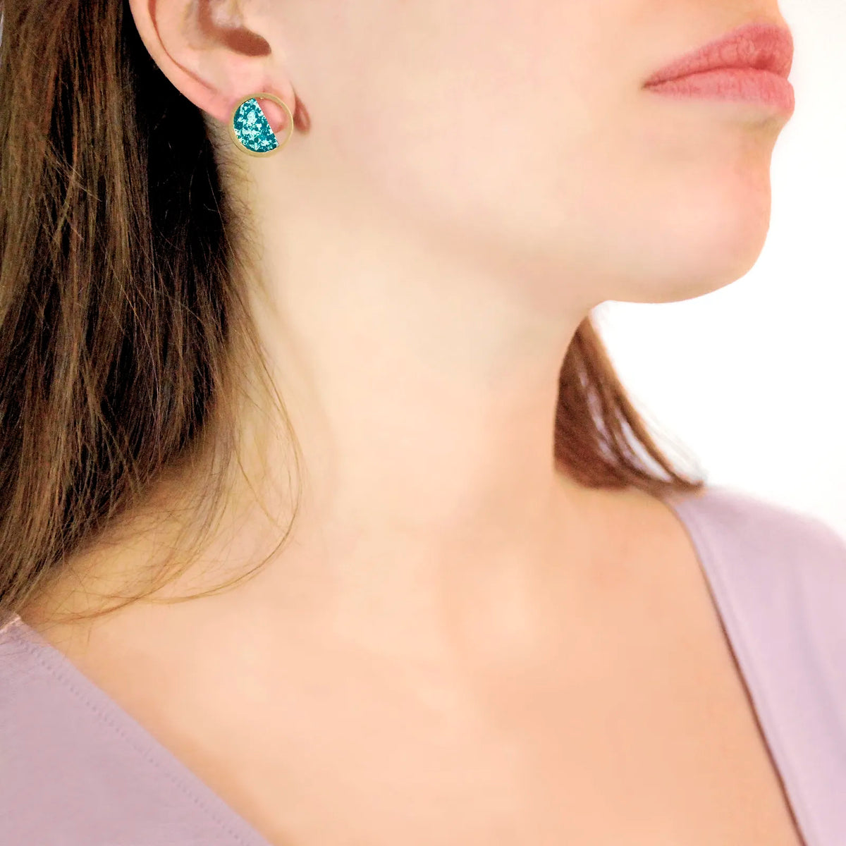 Pendientes Lavs Jewels - Mini Stratos Mint