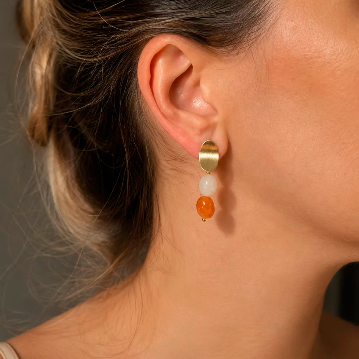 Pendientes Lavs Jewels - Naima Orange