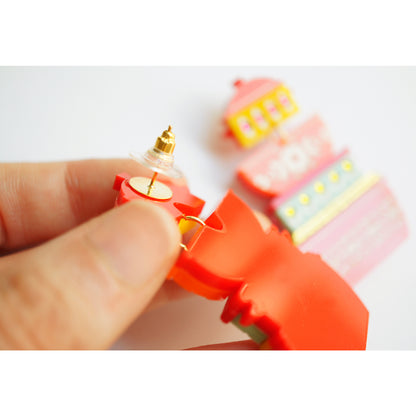 Pendientes - Recipientes Pyrex Retro