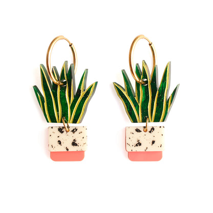 Pendientes - Sansevieria