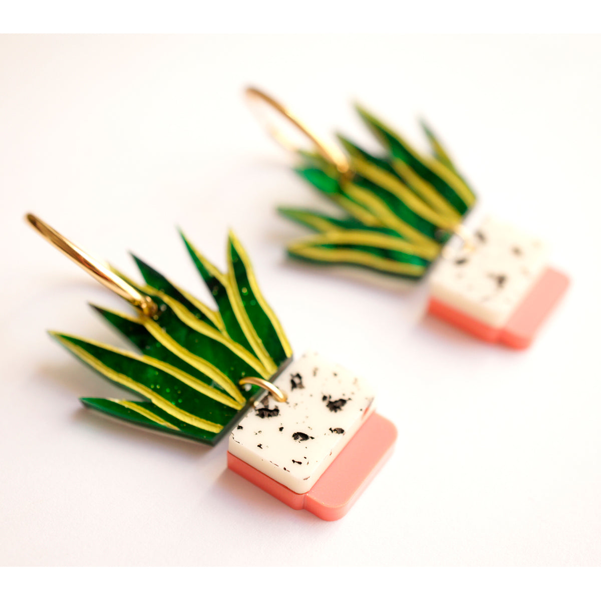Pendientes - Sansevieria