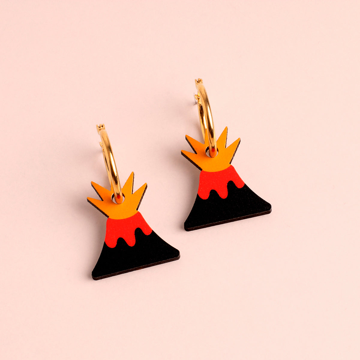 Pendientes de aro - Volcano 🌋