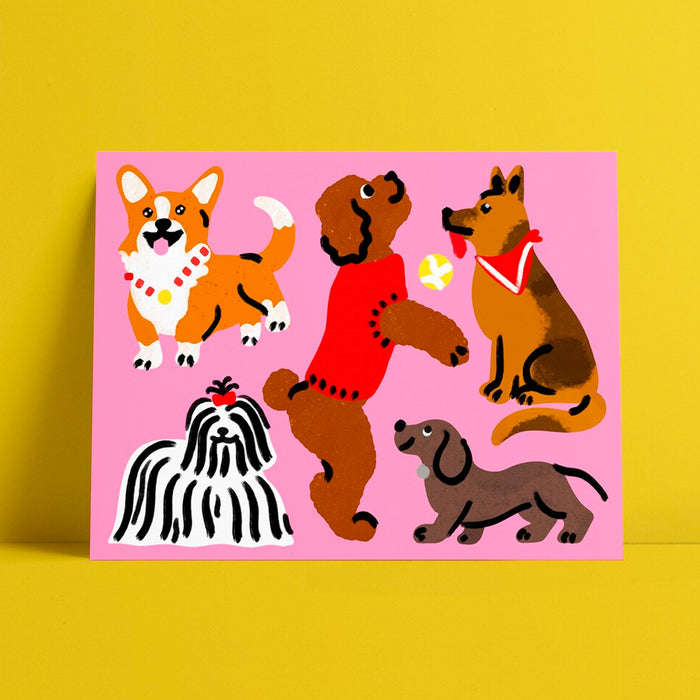 Print de Sara Marcos A4 - "Perros" 🐶