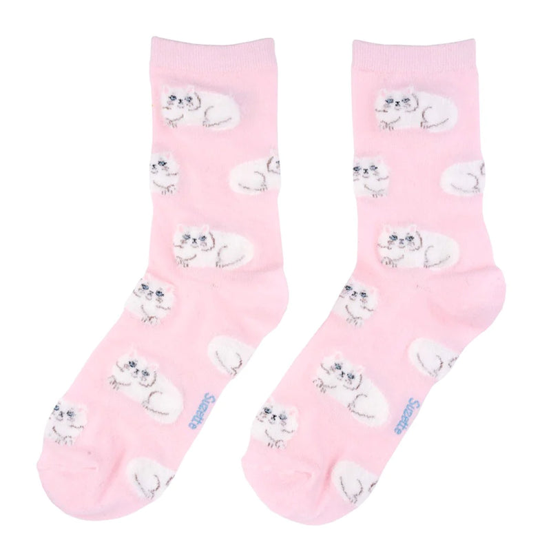 Calcetines - Gato Persa Blanco