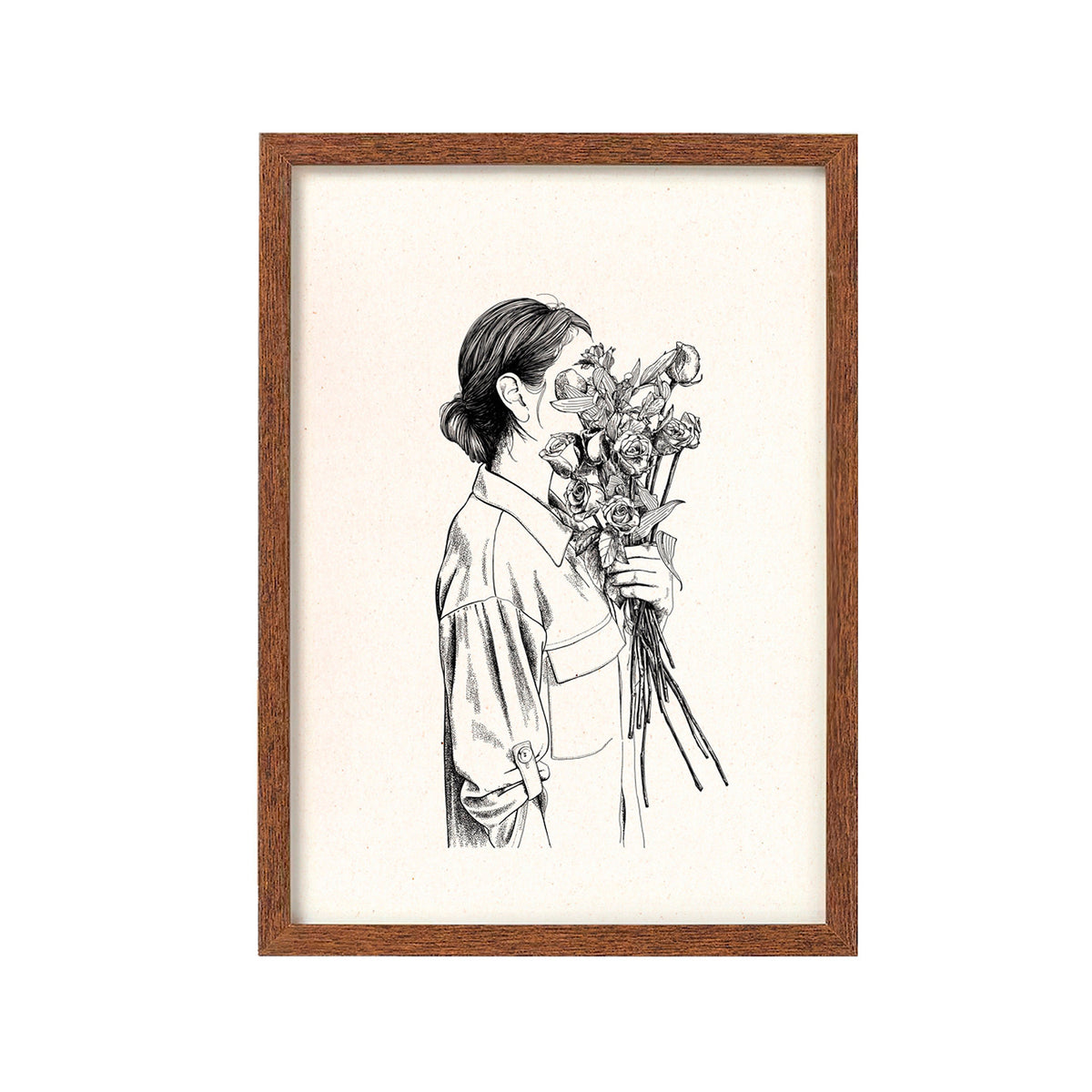 Print de Laura Agustí  A4 - "Petal Quiet"