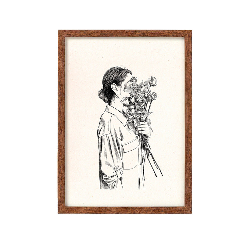 Print de Laura Agustí  A3 - "Petal Quiet"