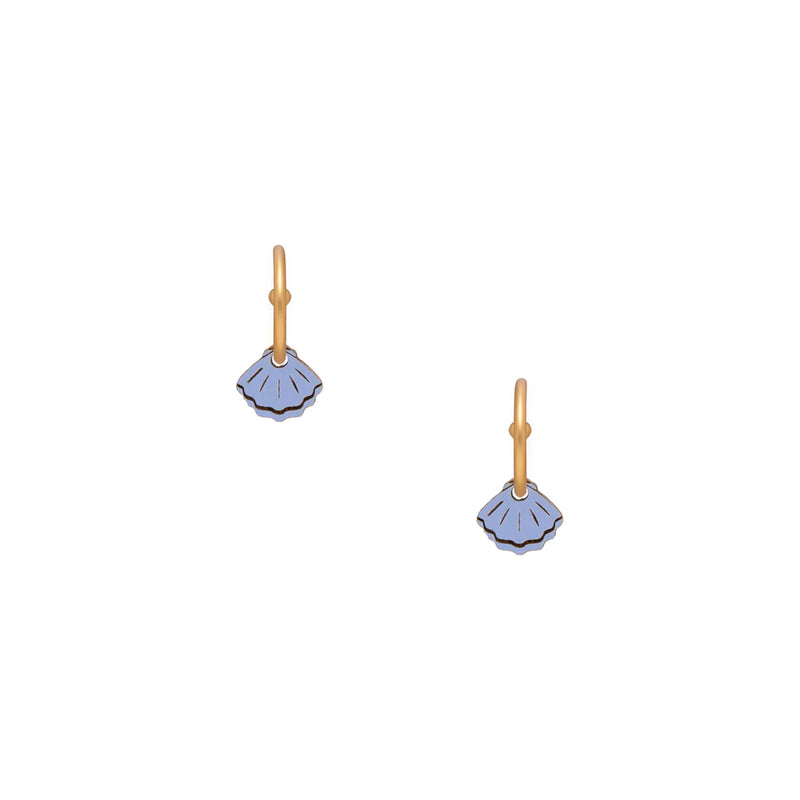 Pendientes de aro Materia Rica - Petite Shells