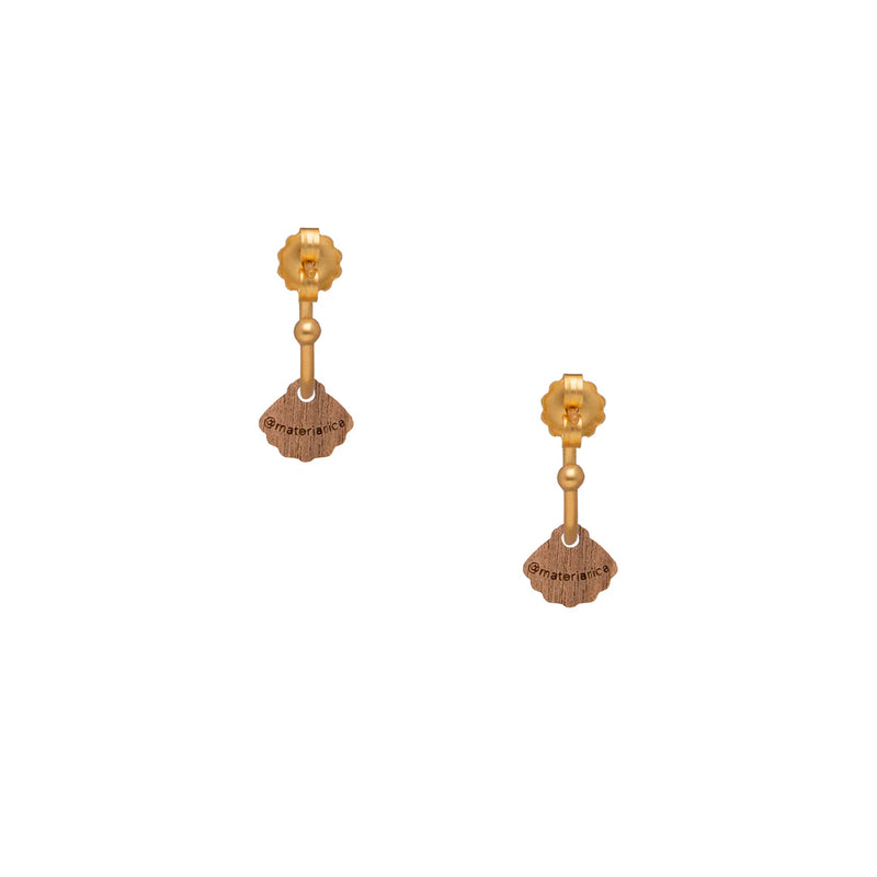 Pendientes de aro Materia Rica - Petite Shells