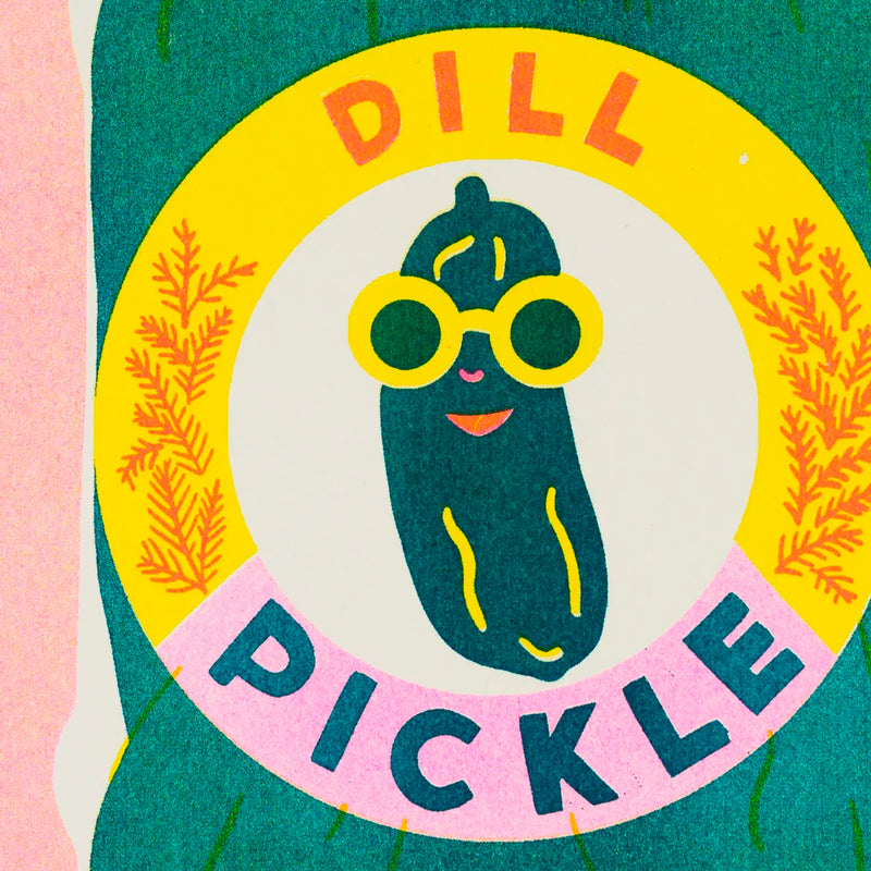 Print de Naomi Wilkinson A4 - "Pickle" 🥒