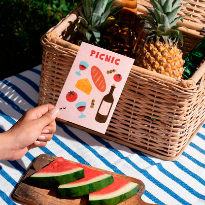 Postal plantable - Picnic 🍷🥖🧀