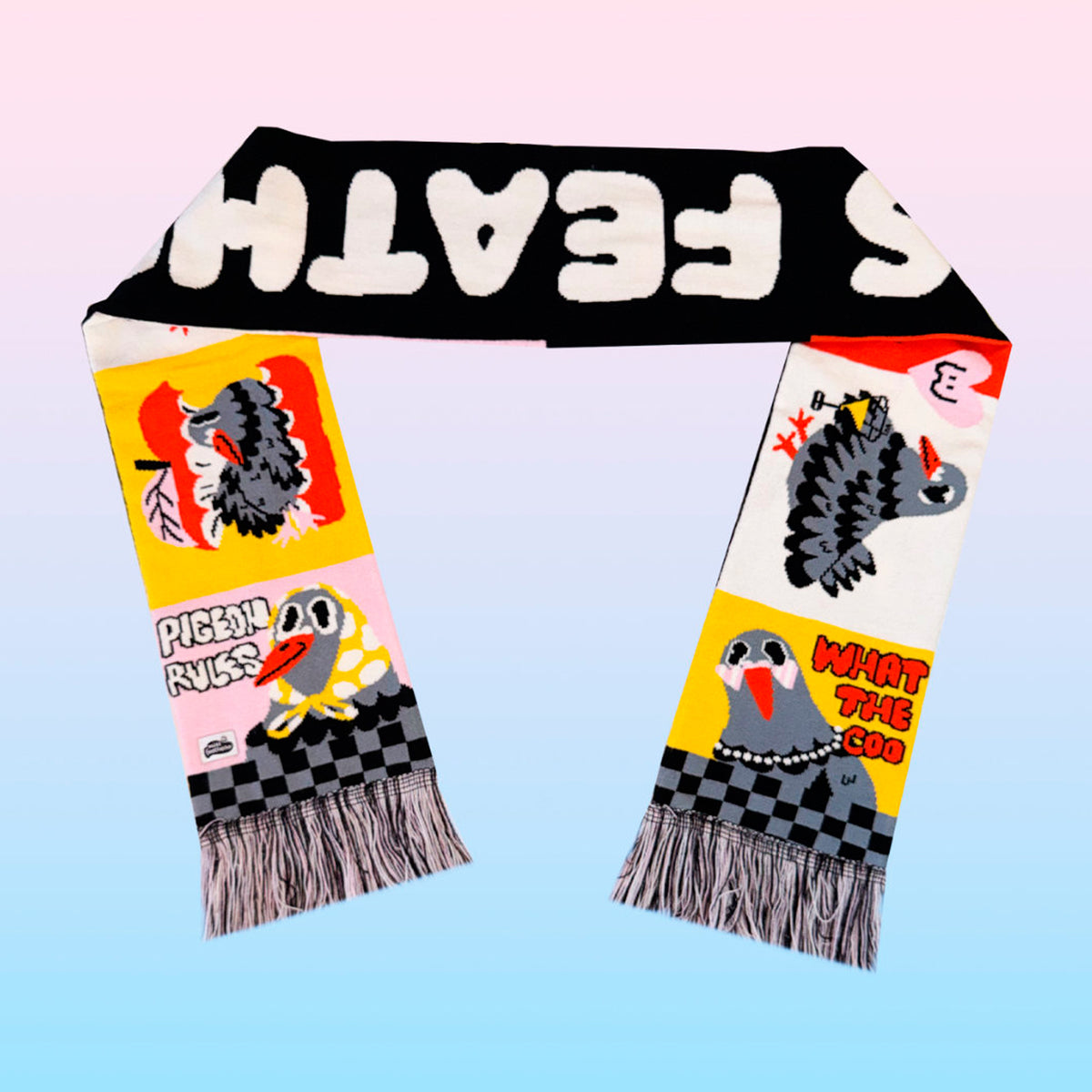 Bufanda Miss Feathers - Pigeons Have Plans