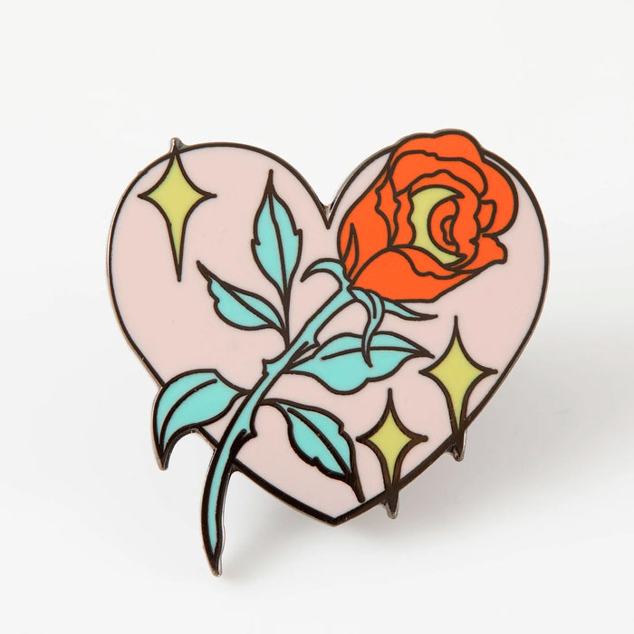 Pin - "Rose in Heart" 🌹