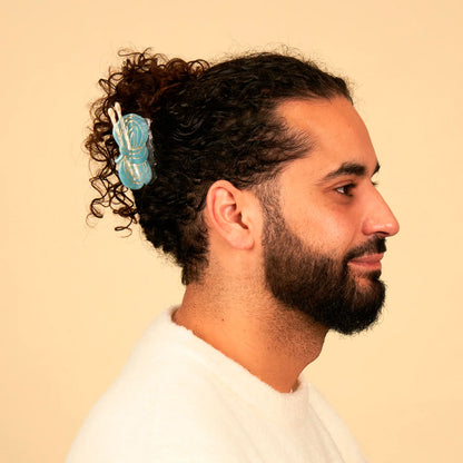 Pinza para el pelo - Ovillo de lana 🧶