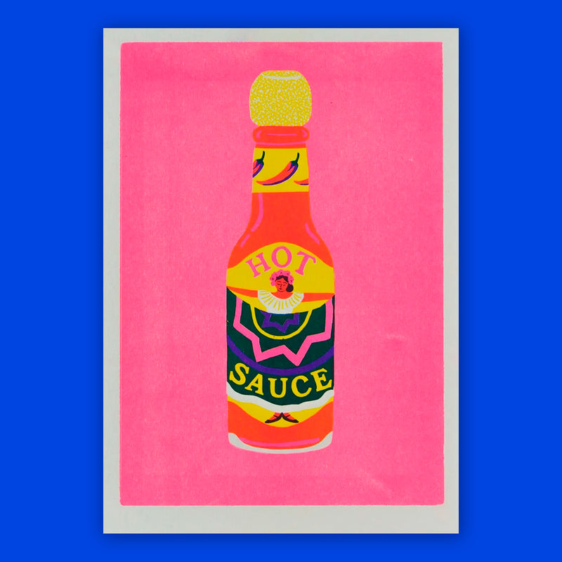 Print de Naomi Wilkinson A4 - "Pink Chilli Sauce"