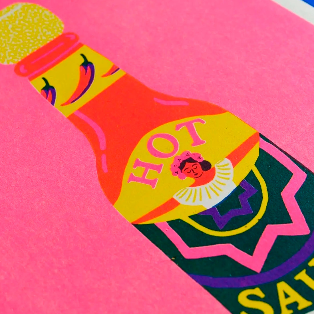 Print de Naomi Wilkinson A4 - "Pink Chilli Sauce"