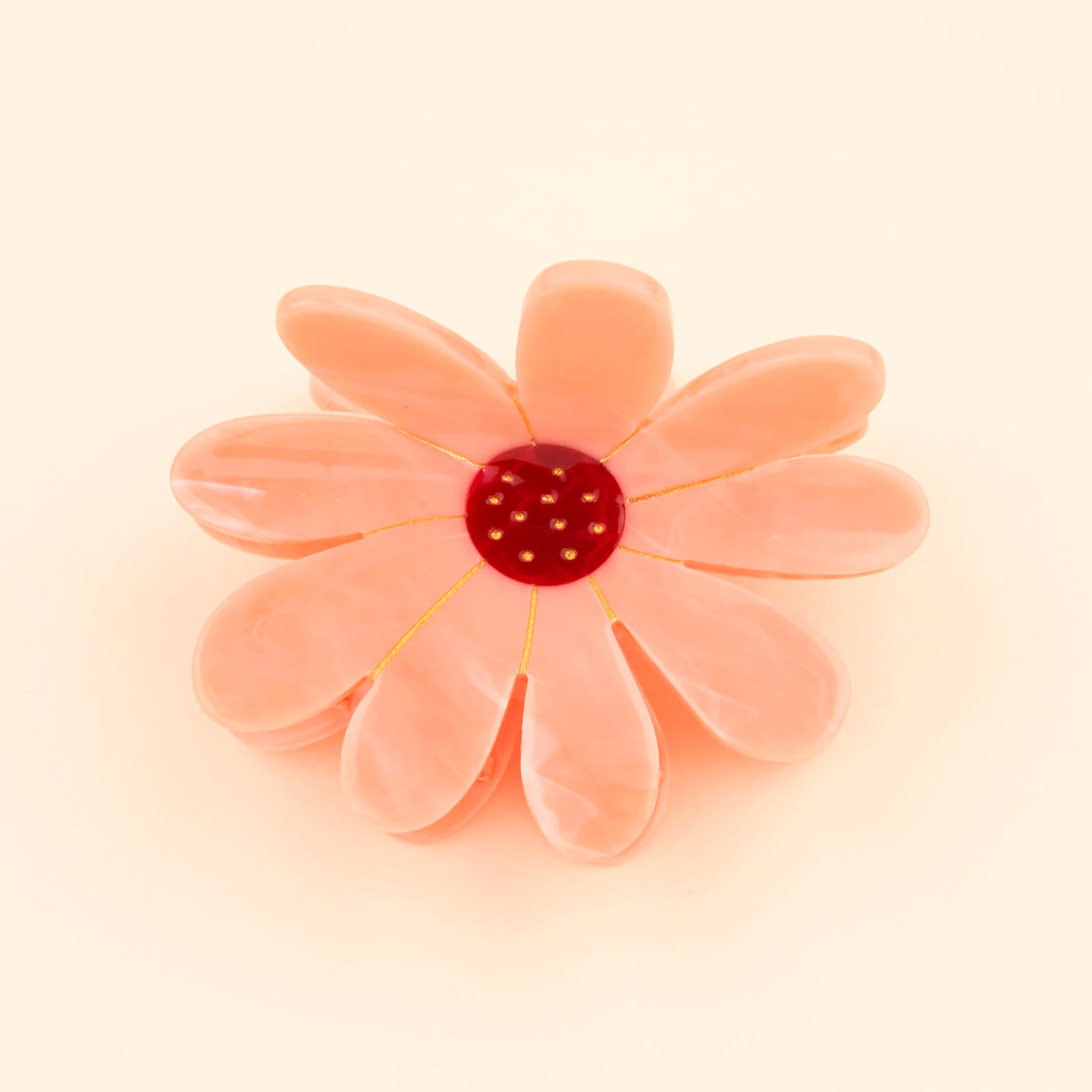 Pinza para el pelo - Flor Rosa