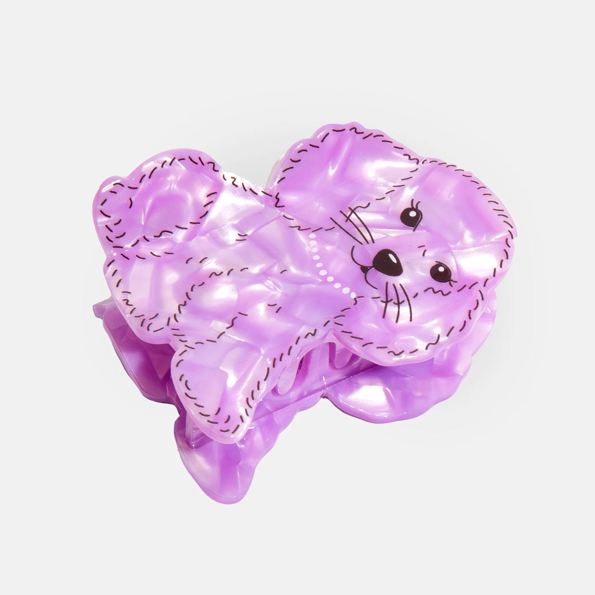 Pinza para el pelo Eat my socks - Purple Dog 🐶