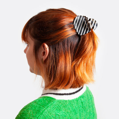 Pinza para el pelo Eat my socks - Heart Stripes 💗