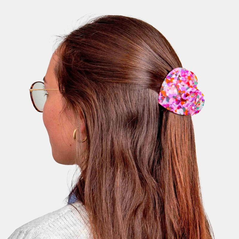Pinza para el pelo Eat my socks - Heart Multicolor 💗