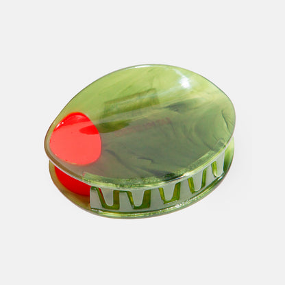 Pinza para el pelo Eat my socks - Olive