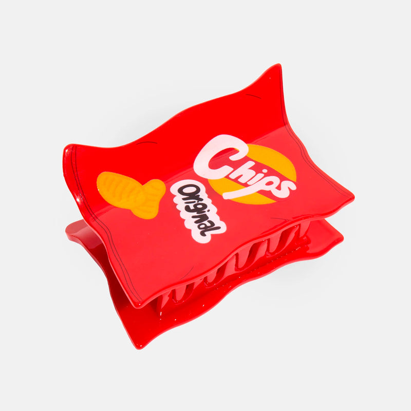 Pinza para el pelo Eat my socks - Red Chips 🍟