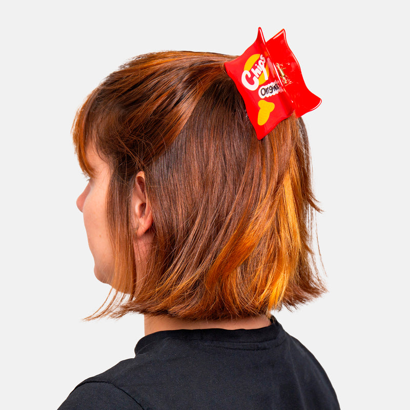 Pinza para el pelo Eat my socks - Red Chips 🍟
