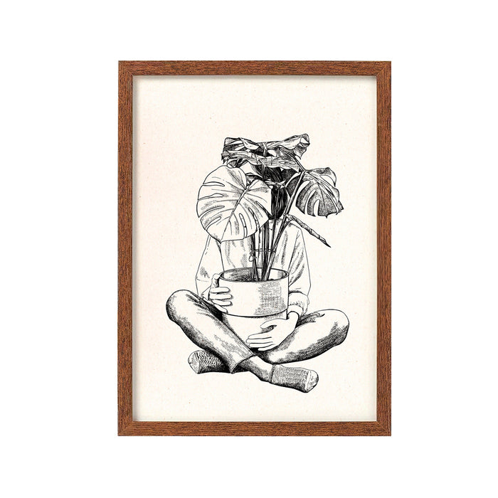 Print de Laura Agustí  A4 - "Plant Mind"