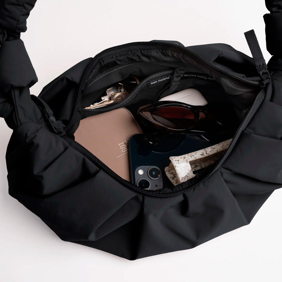 Bolso Got Bag - Pleat Moon Bag Small Black