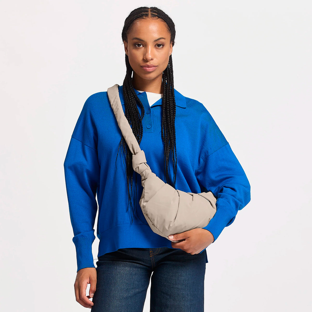 Bolso Got Bag - Pleat Moon Bag Small Scallop