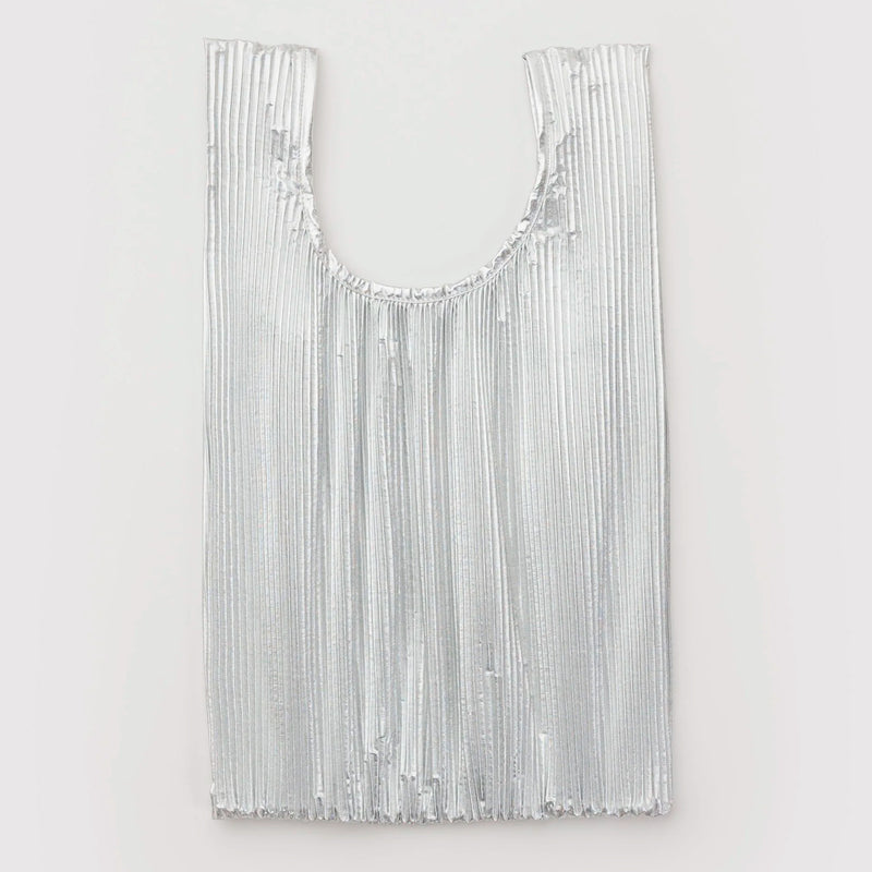 Bolsa Plisada Baggu - Chrome Metallic