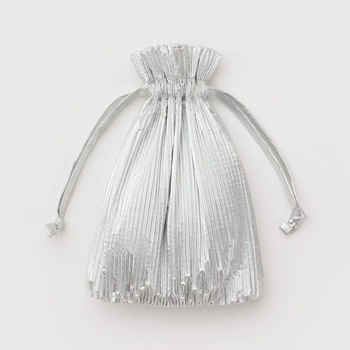 Bolsa Plisada Baggu - Chrome Metallic