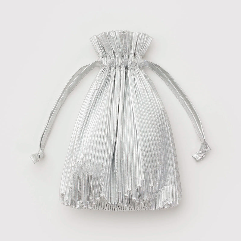 Bolsa Plisada Baggu - Chrome Metallic