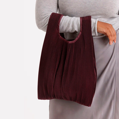 Bolsa Plisada Baggu - Mahogany