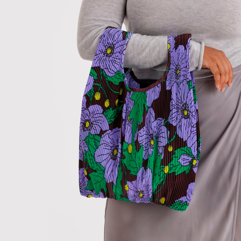 Bolsa Plisada Baggu - Maroon Poppy