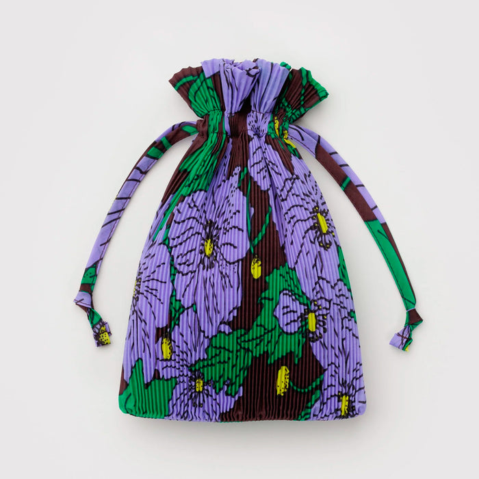 Bolsa Plisada Baggu - Maroon Poppy