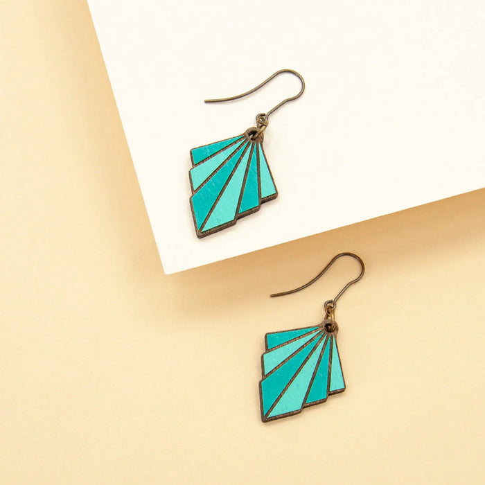 Pendientes - Pleated Fan