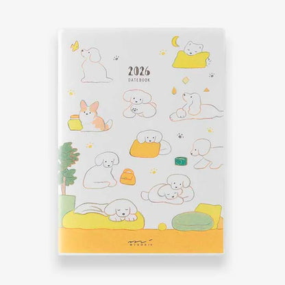 Agenda Anual de Bolsillo 2026 Midori - Dog 🐶
