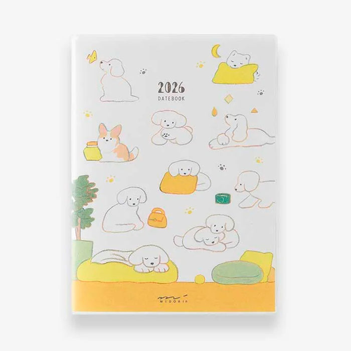 Agenda Anual de Bolsillo 2026 Midori - Dog 🐶