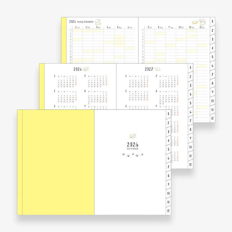 Agenda Anual de Bolsillo 2026 Midori - Dog 🐶