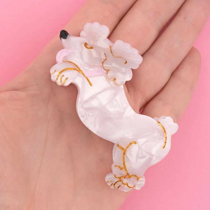 Pinza para el pelo - Caniche 🐩