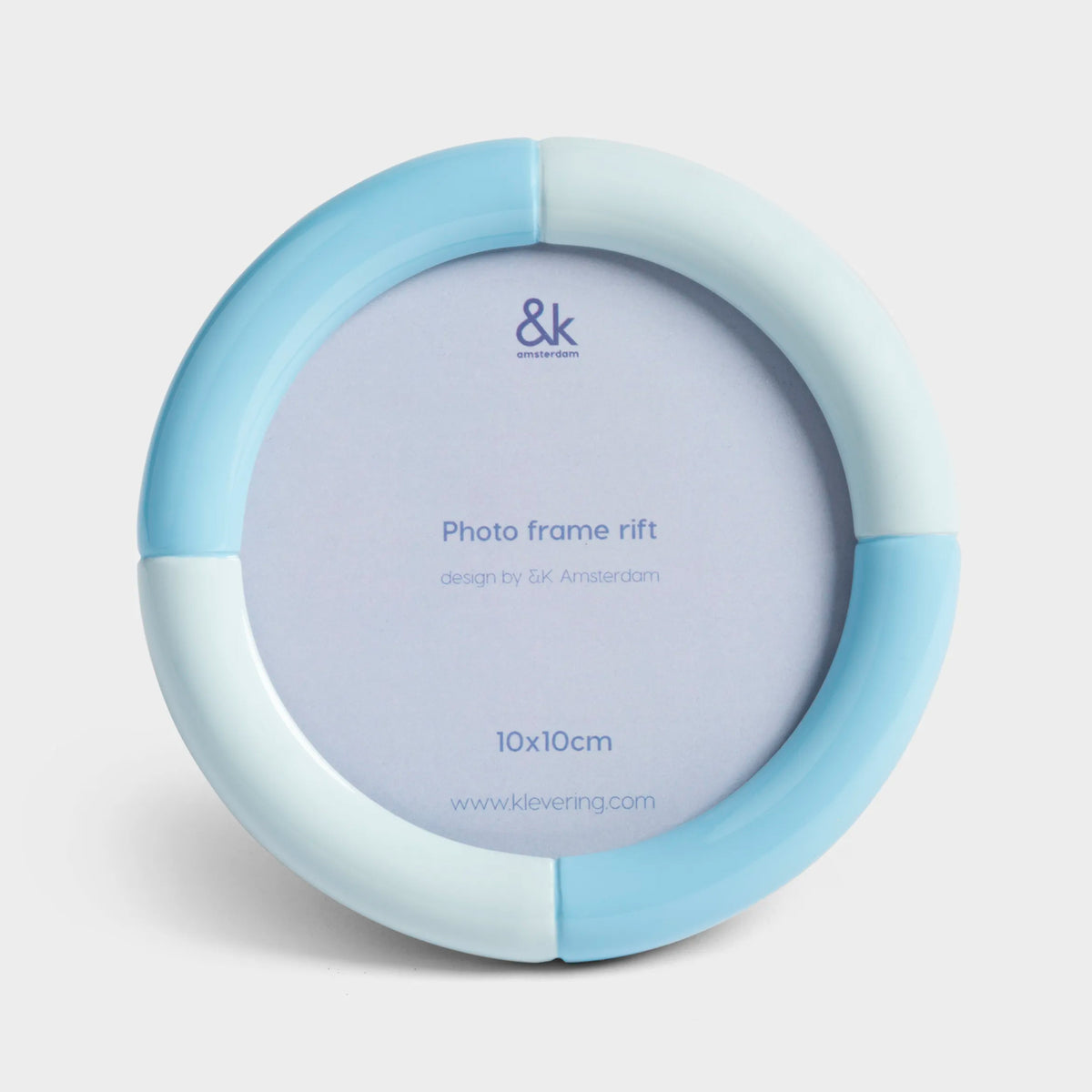 Marco de Fotos &amp;Klevering - Rift Round Ice Blue