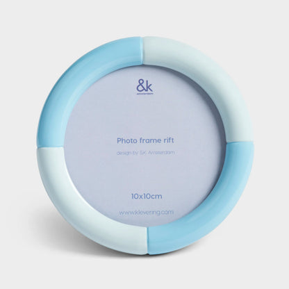 Marco de Fotos &amp;Klevering - Rift Round Ice Blue