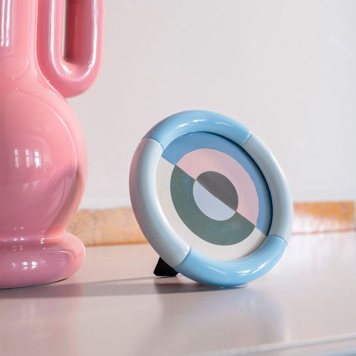 Marco de Fotos &Klevering - Rift Round Ice Blue