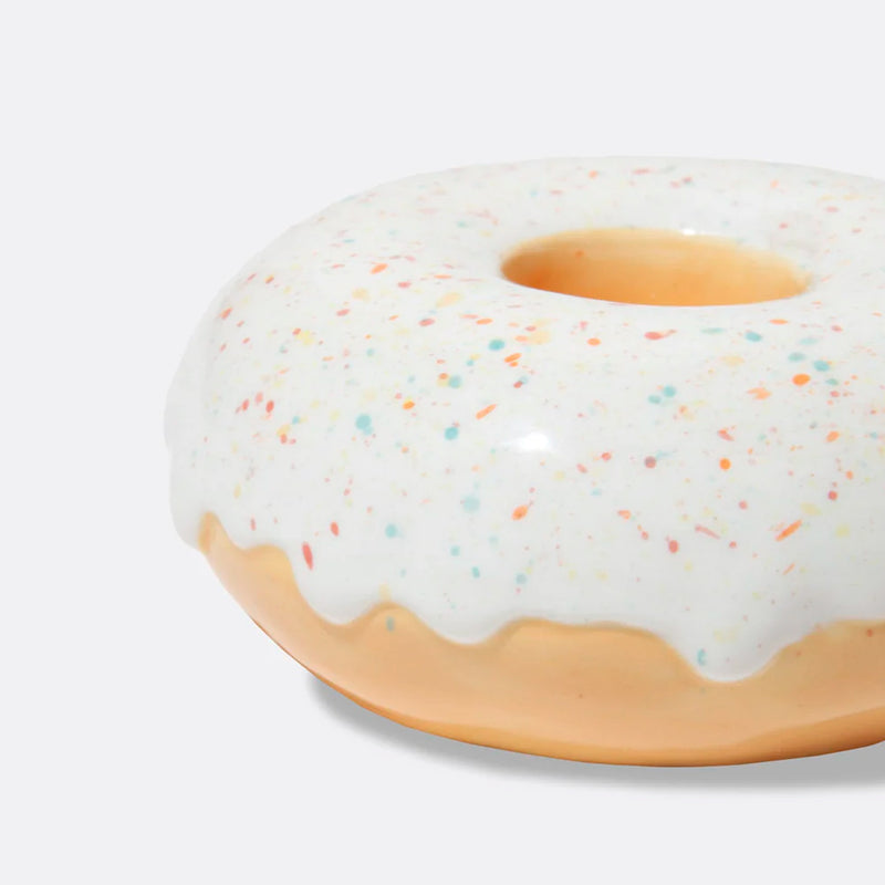 Portavelas DOIY - Donut Blanco 🍩