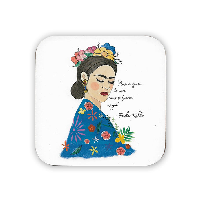 Posavasos - Frida acuarela