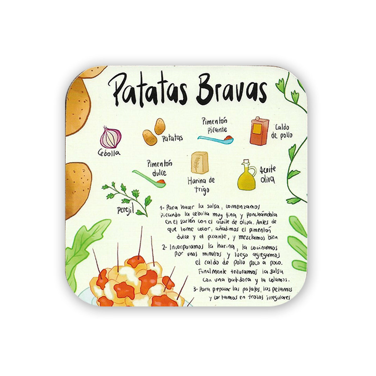 Posavasos - Patatas Bravas