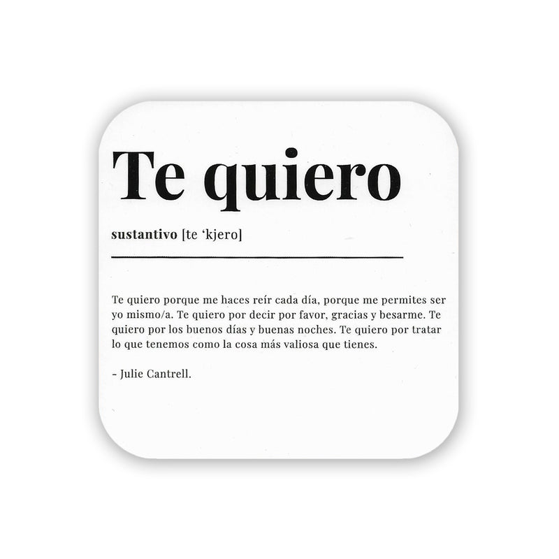 Posavasos - Te quiero