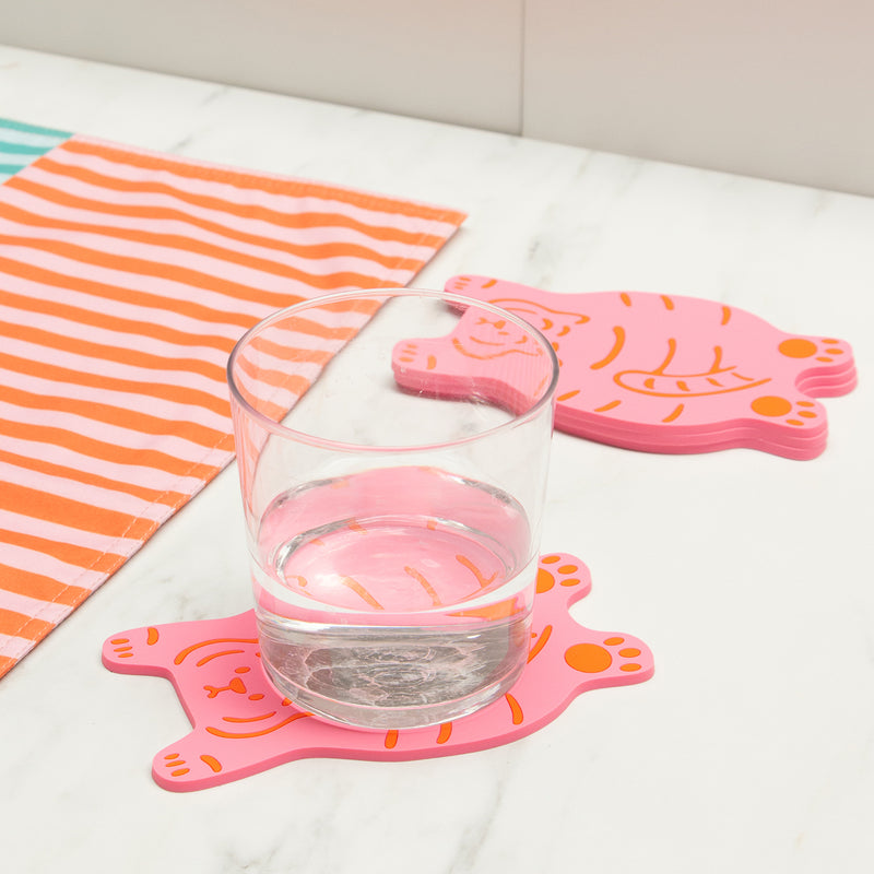 Posavasos - Tigre Rosa 🐯