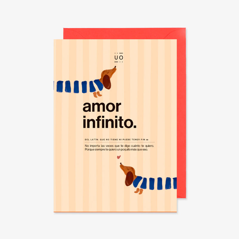 Postal UO - "Amor infinito"