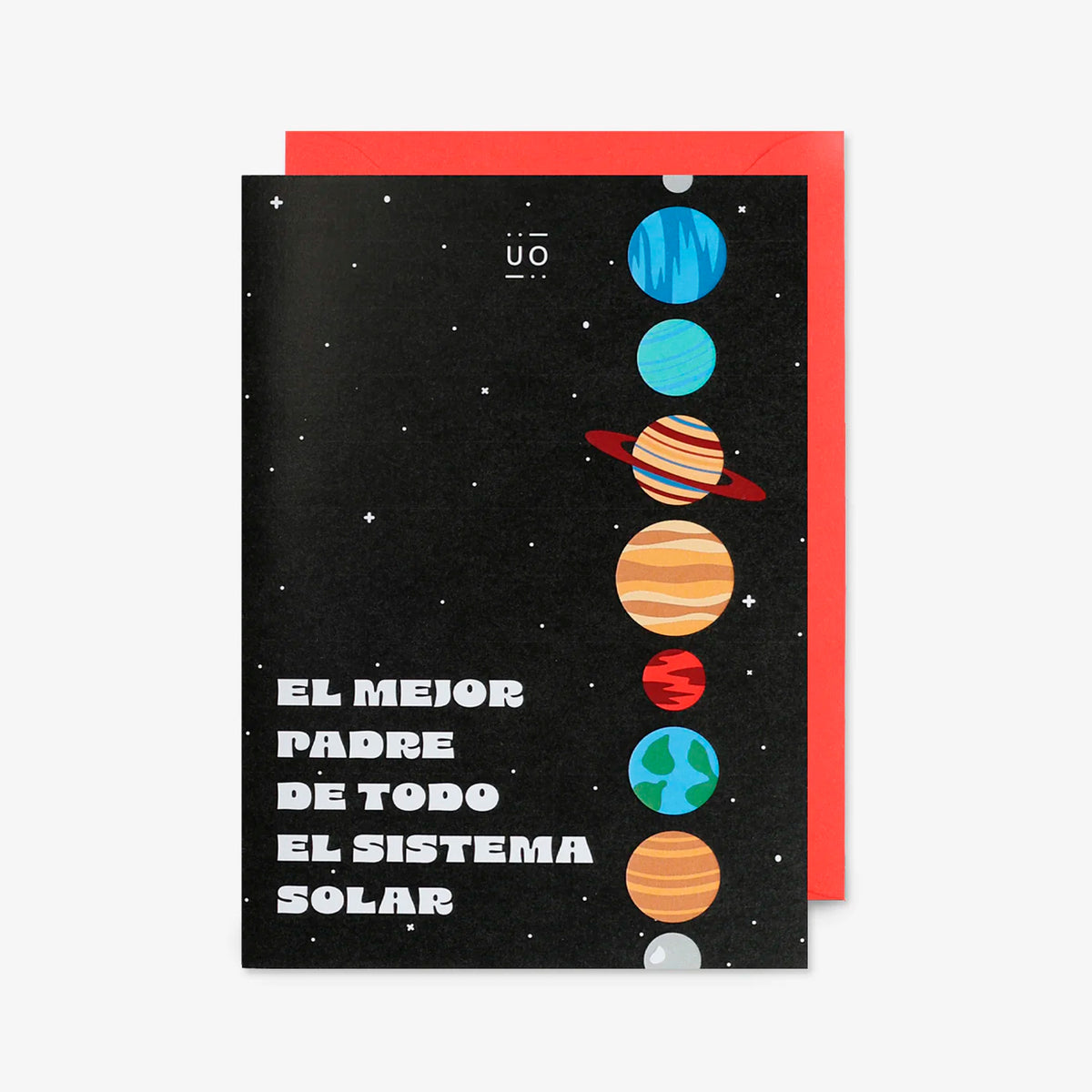 Postal UO - "El Mejor Padre de Todo el Sistema Solar" 🪐✨